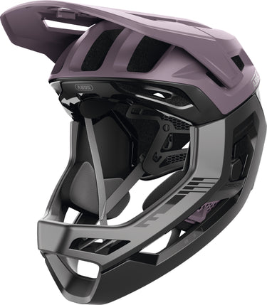 ABUS Targon Full-Face MTB Helmet Removable Chin Guard in Ash Purple