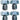 Weldtite Mudguard Nuts & Bolts (Pack of 4)