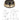 Tange Seiki Technoglide IS245 Fully Integrated Headset in Black. 1 1/8" - 1 1/2" + 15mm Alloy Tall Cap Cover