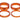 A2Z Headset Spacers Orange