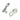 SRAM POWERLOCK SILVER CHAIN CONNECTOR 1-SPEED, FOR PC1 (4 PCS)