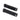 SRAM DH SILICONE LOCKING GRIPS BLACK WITH DOUBLE CLAMPS & END PLUGS