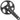 Shimano FC-U6030-1 CUES 2 piece design chainset, for 9/10/11-speed, 172.5mm, 40T