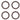Fulcrum Ceramic Ball Bearing Ring 4 pcs (4-RS-111)