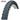 KranX Rush Semi-Slick Tyre in Black 26 x 2.00" (Wired)